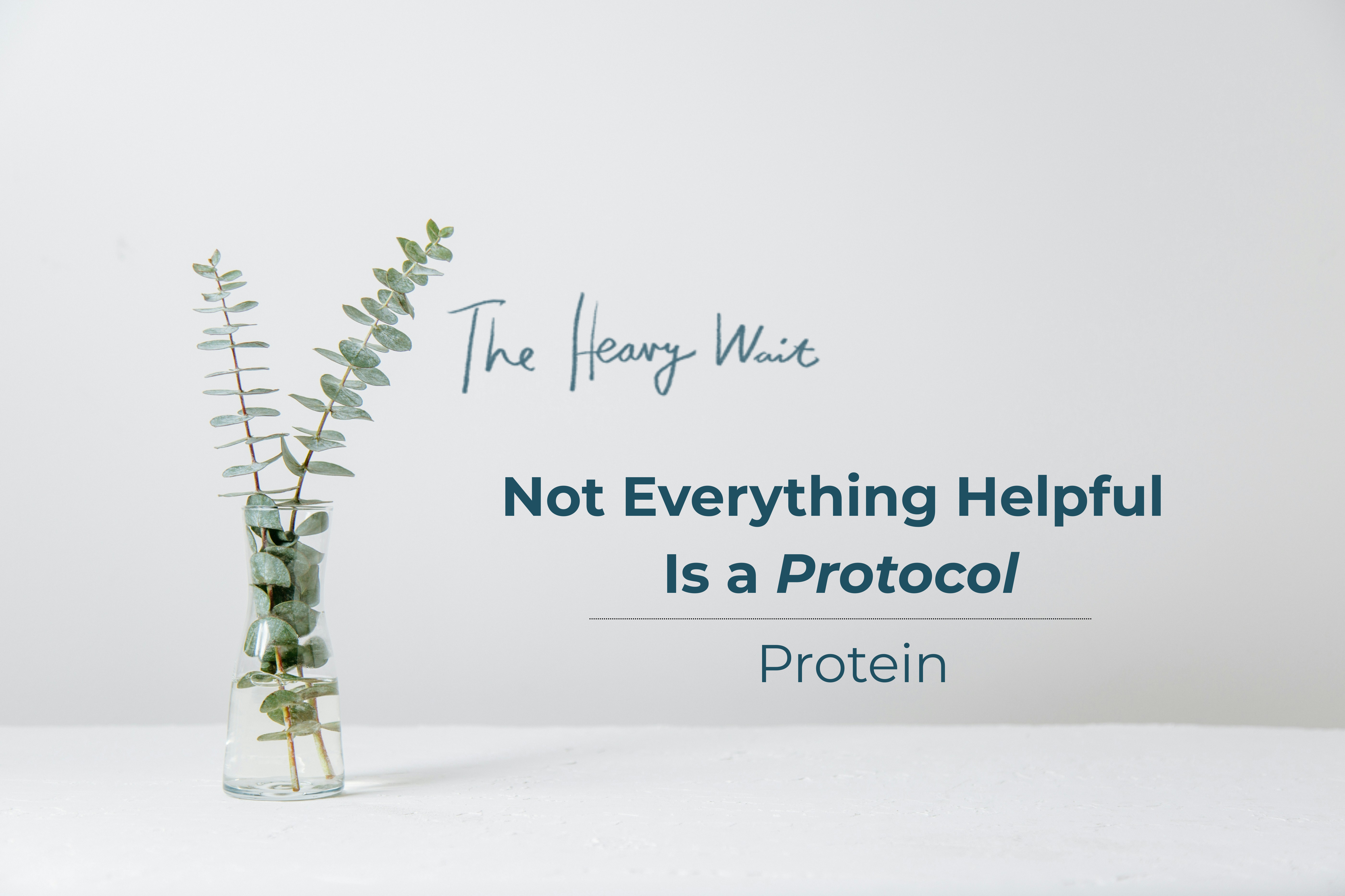 Not Everything Helpful Is a Protocol: Protein for Pediatric Cancer Patients